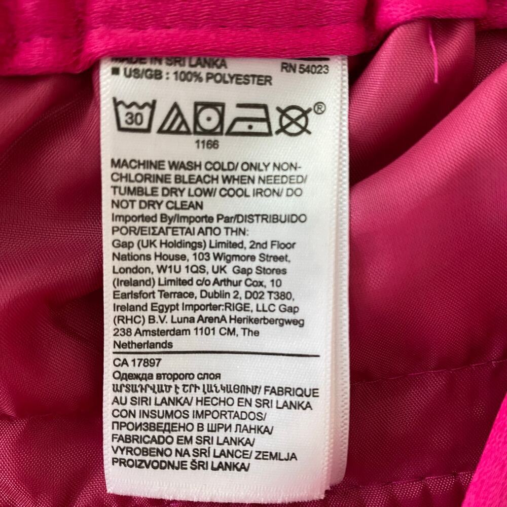 Banana Republic Satin Wide Leg Pants Pink LT Tall 34” Inseam - Picture 13 of 16